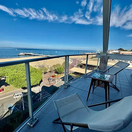 Incredible View6 People Access Parking Terrace Wi-fi Arcachon